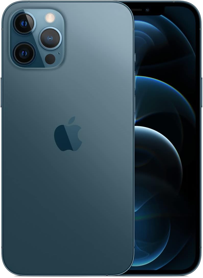 iPhone 12 Pro, 128GB, Pacific Blue (Renewed)