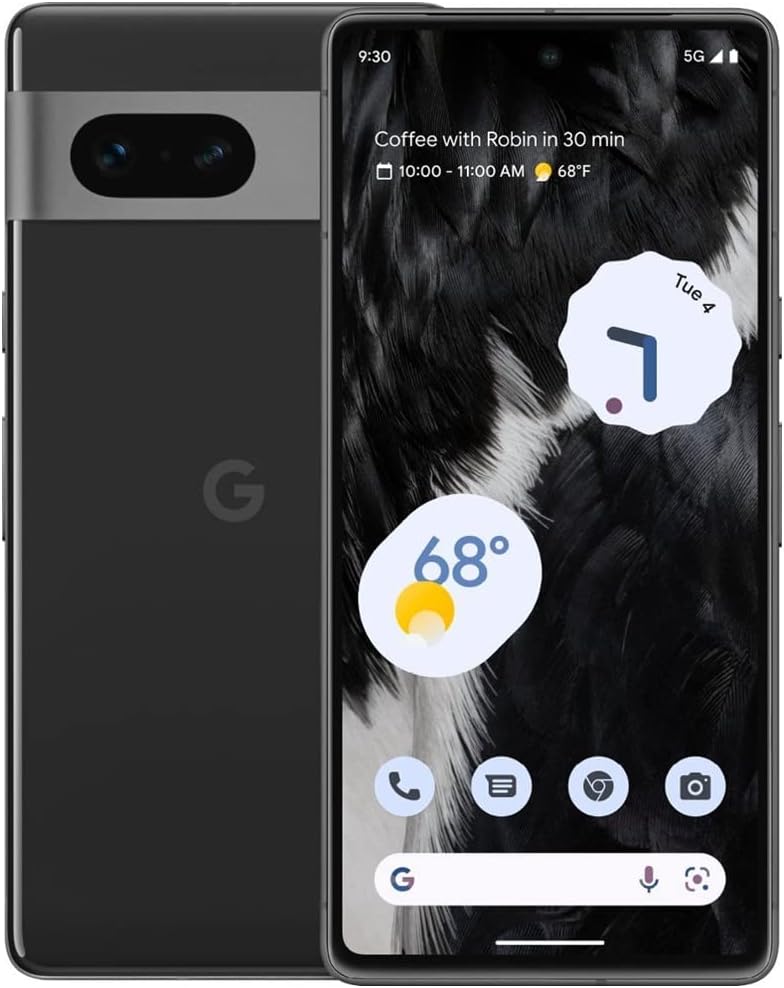 Pixel 7 5G 128GB Unlocked (Renewed) Obsidian