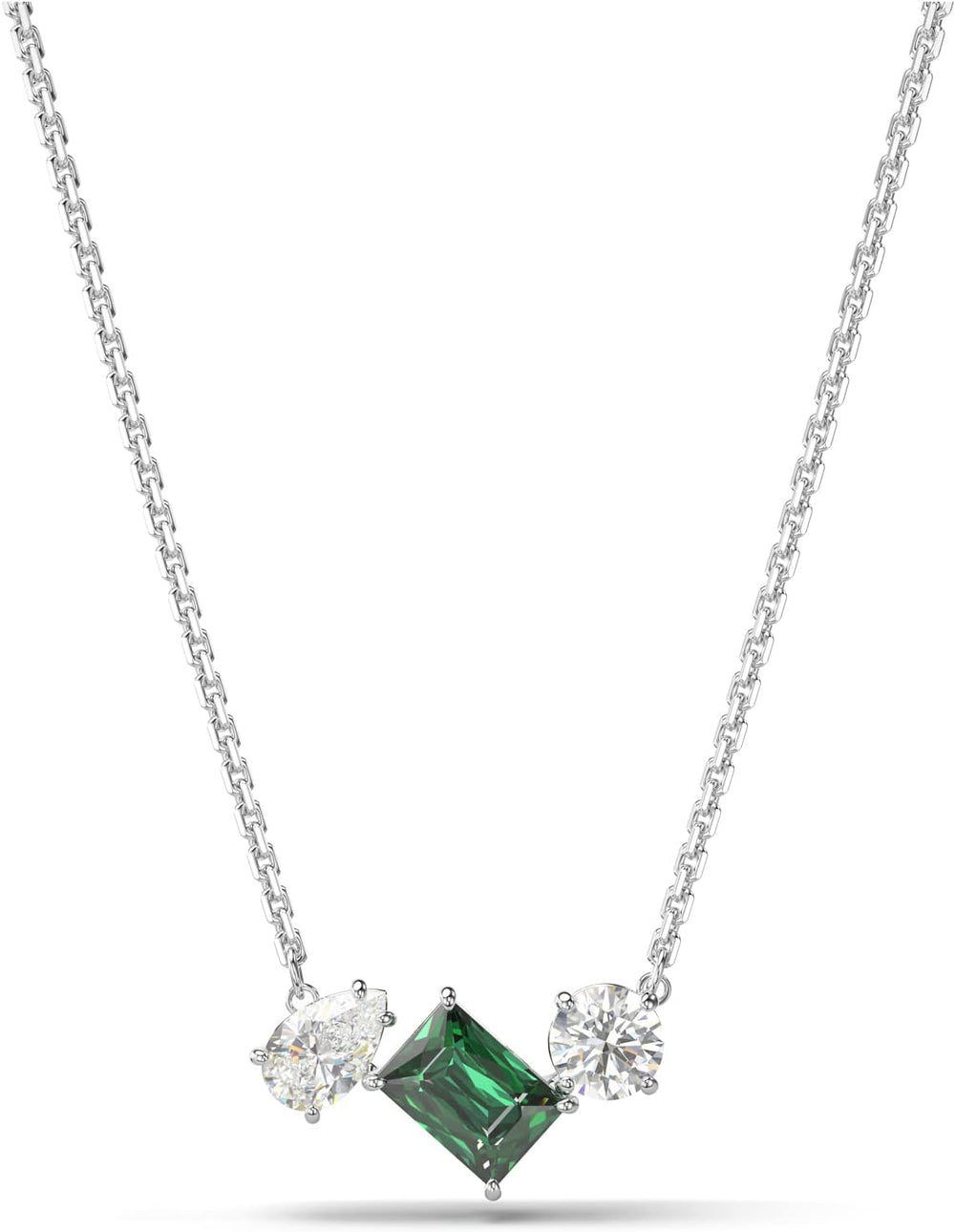 Swarovski Mesmera Pendant, Green Rhodium