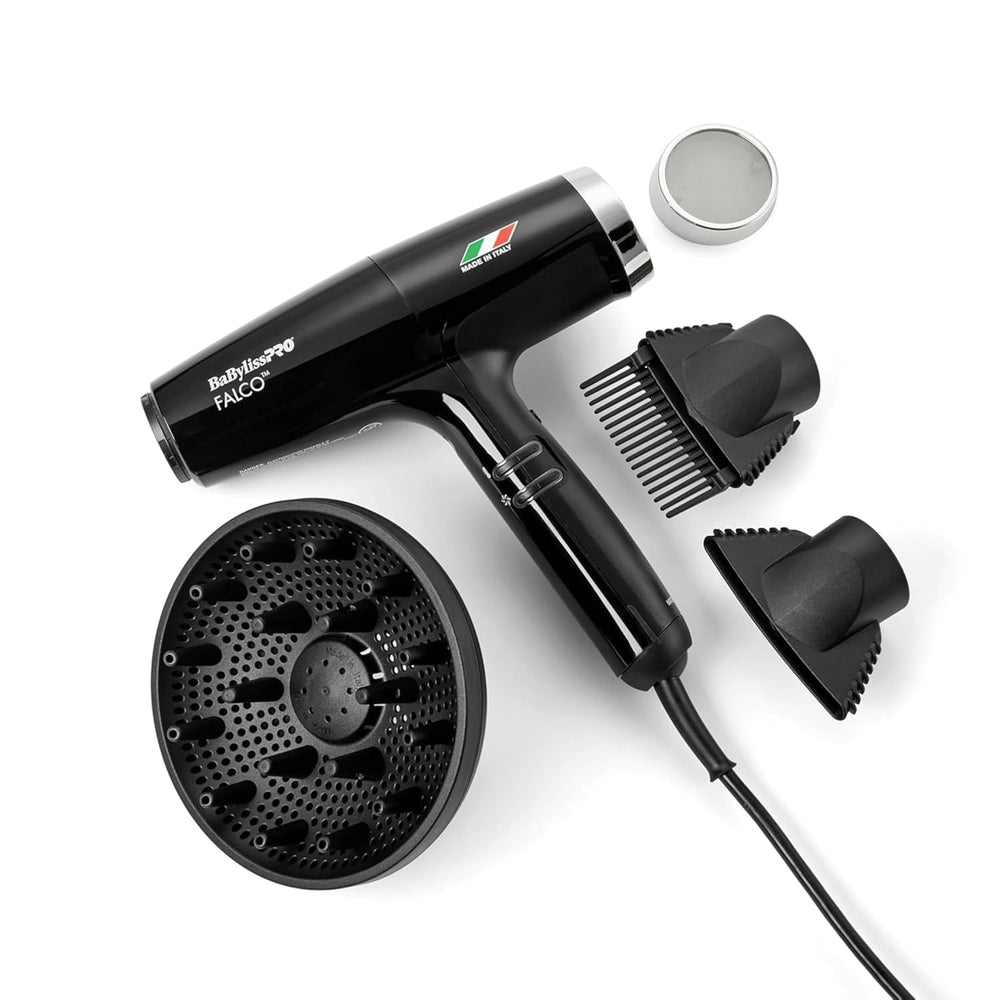 BabylissPRO Falco Ionic Hair Dryer + Extras