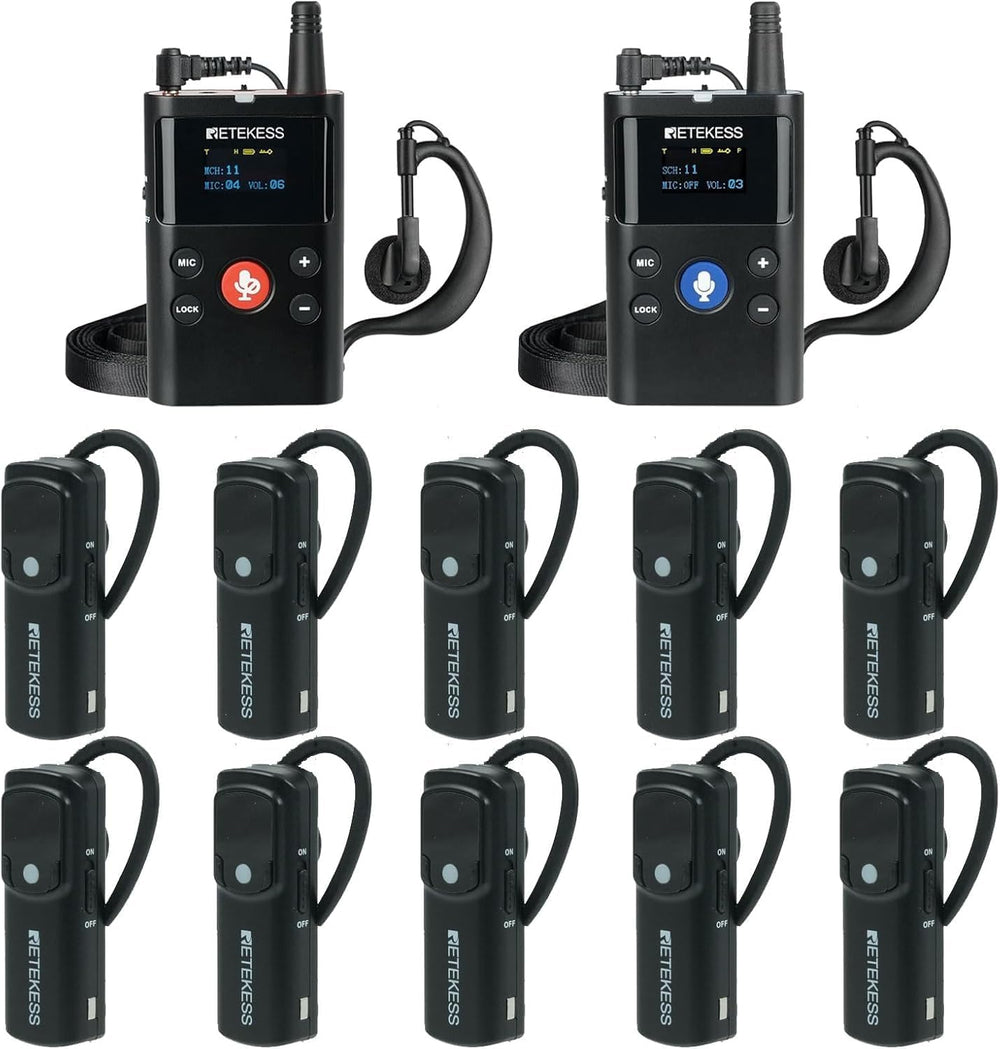 Retekess TT126 Tour Guide System 1TX 1RX
