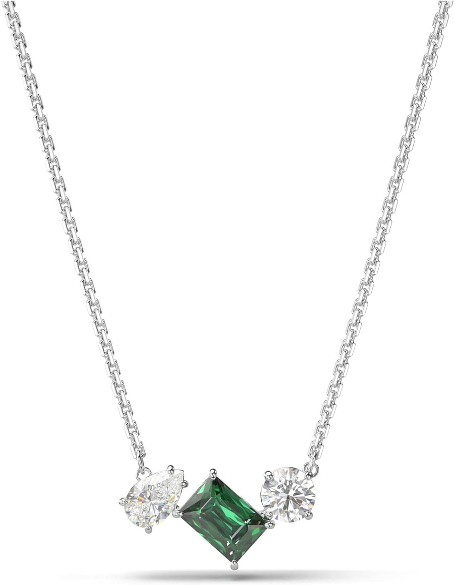 Swarovski Mesmera Pendant, Green Rhodium