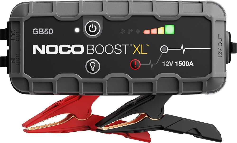 NOCO GB50 1500A Jump Starter, 12V Battery